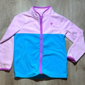 Oshkosh Zip Up Fleece Size 8 Girls